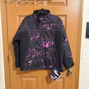 Castle X jacket girls xl black pink winter ski snowmobile outdoor NWT